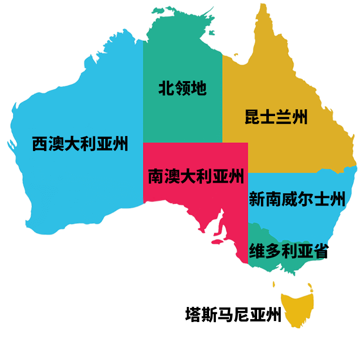 澳大利亚地图